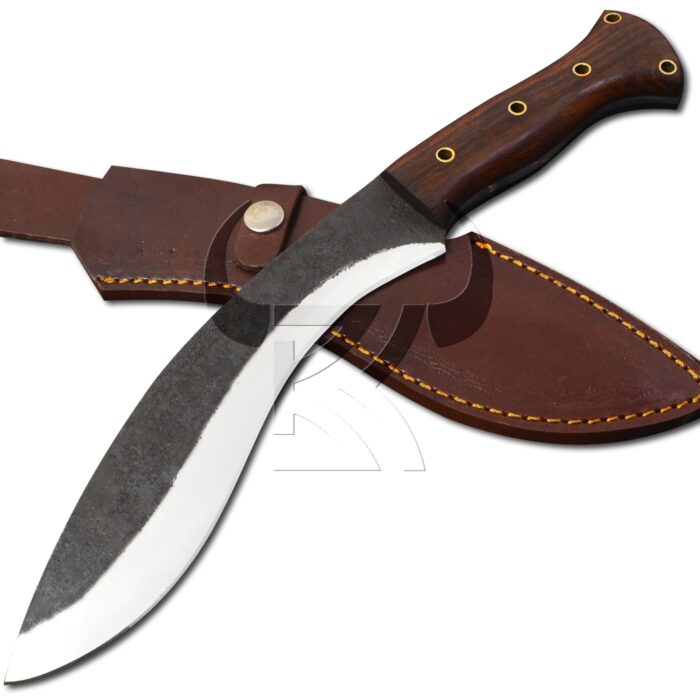 Hand Forged Kukri knife with sheath | Bushcraft Kukri knife | Hunting knife - Image 1